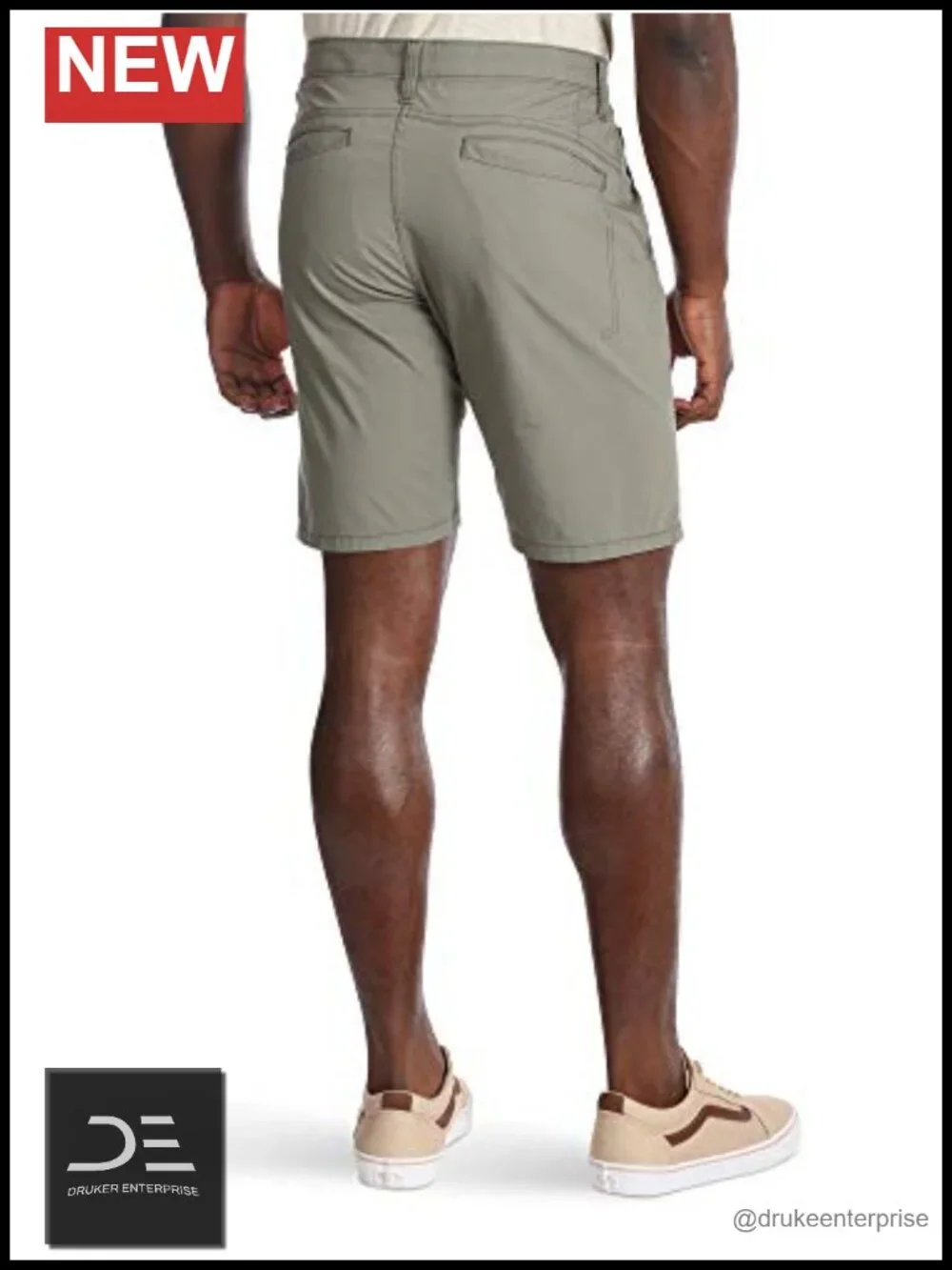 Performance Flex Waistband Flat Front Shorts with 9-Inch Inseam